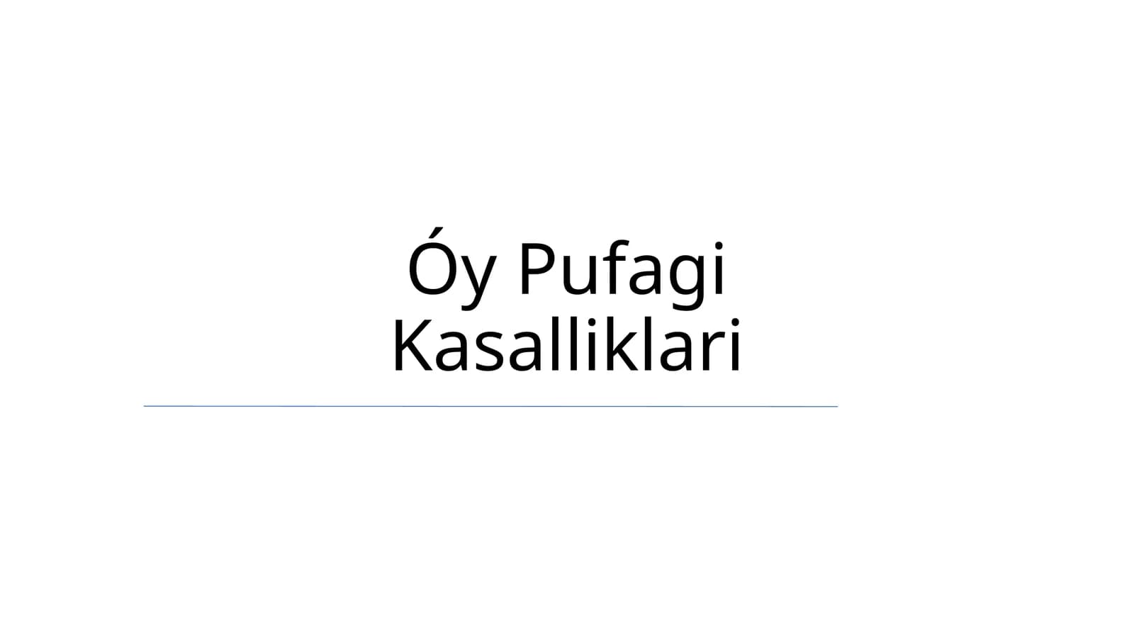 Óy Pufagi Kasalliklari
