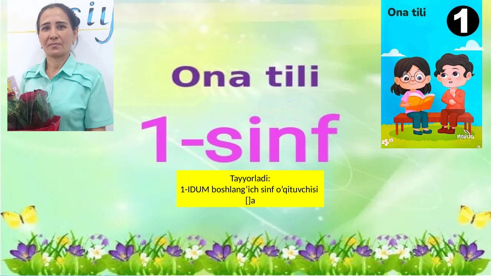 Ona tili darsimiz