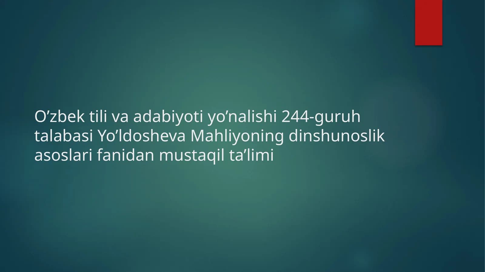 Islom dinivaboshqadiniyaqidalarsinkretlashuvinatijasidashakllangandiniyta’limotlartarixi