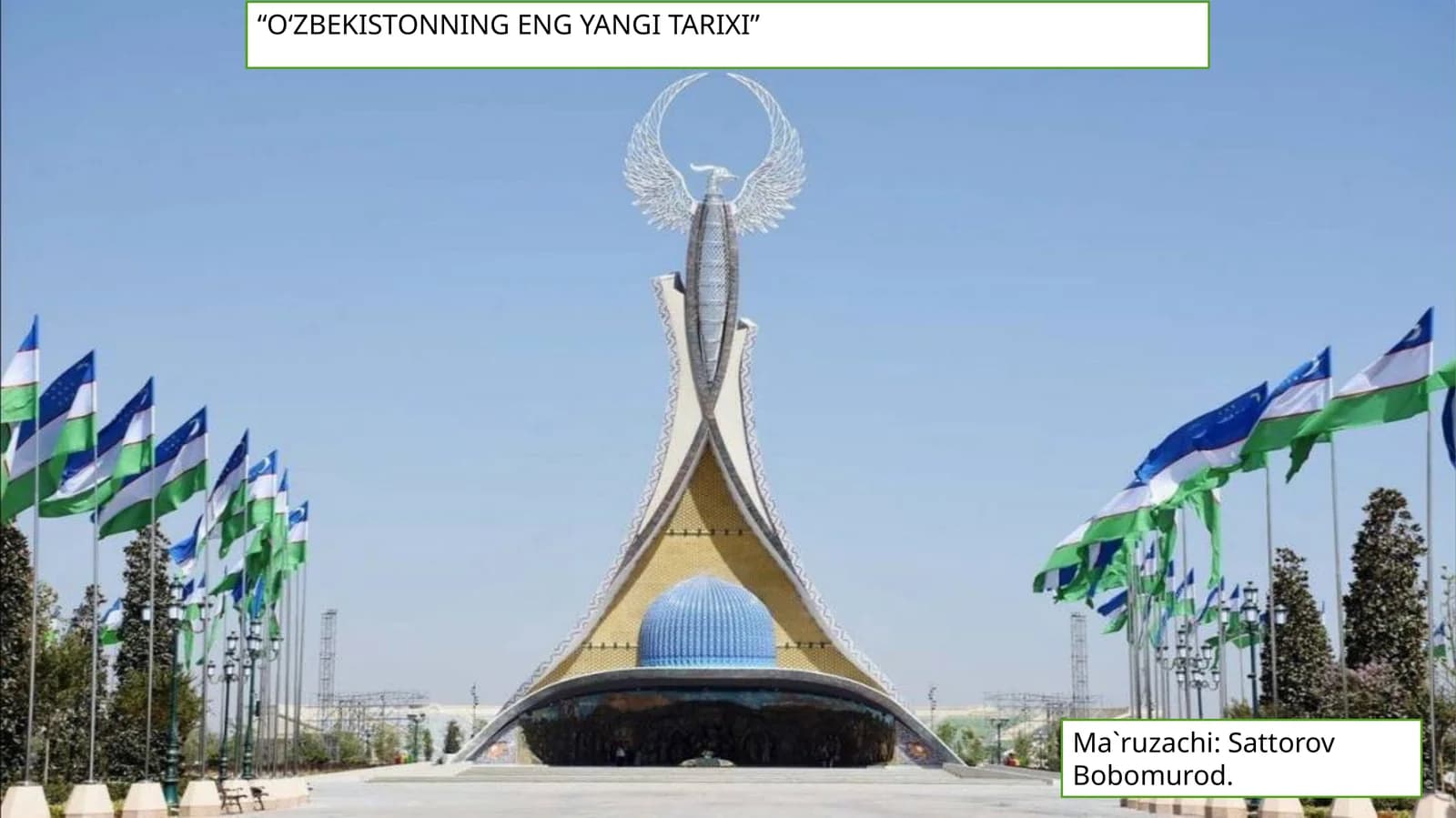 O‘zbekistonning eng yangi tarixi