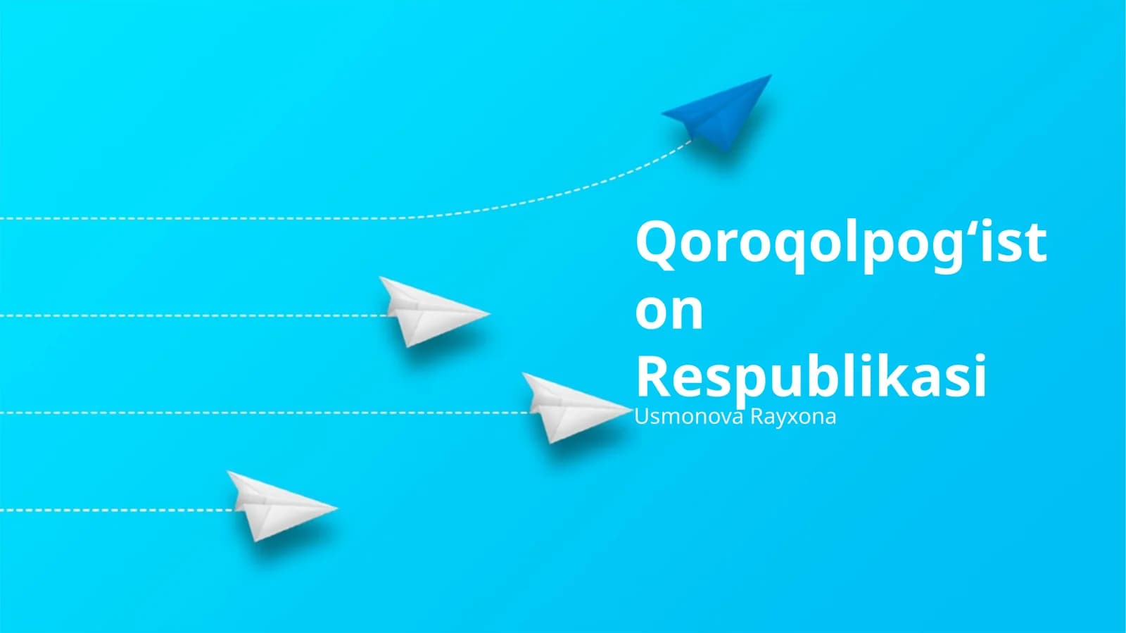 Qoroqolpogʻiston Respublikasi Usmonova Rayxona