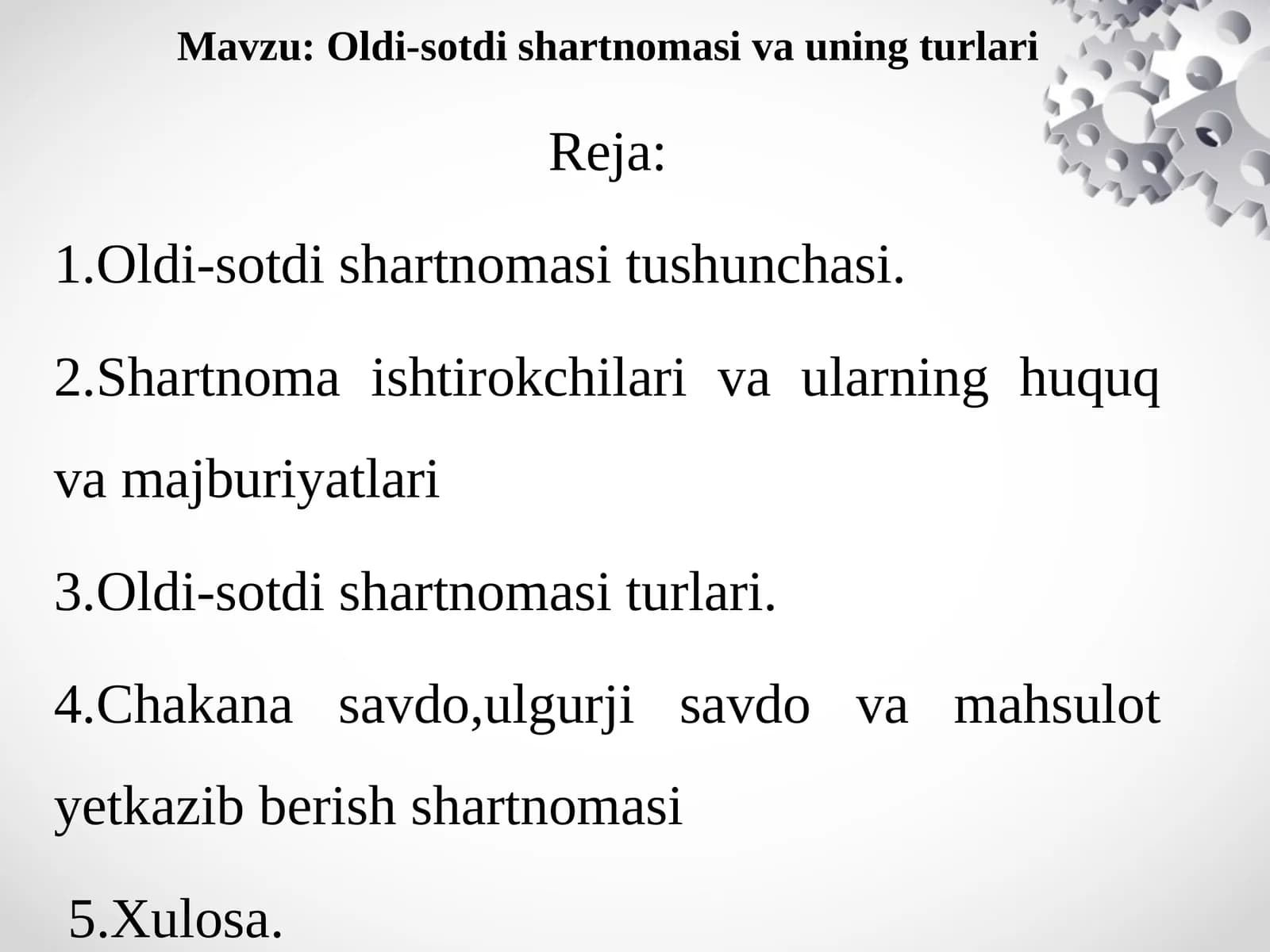 Oldi-sotdishartnomasivauningturlari