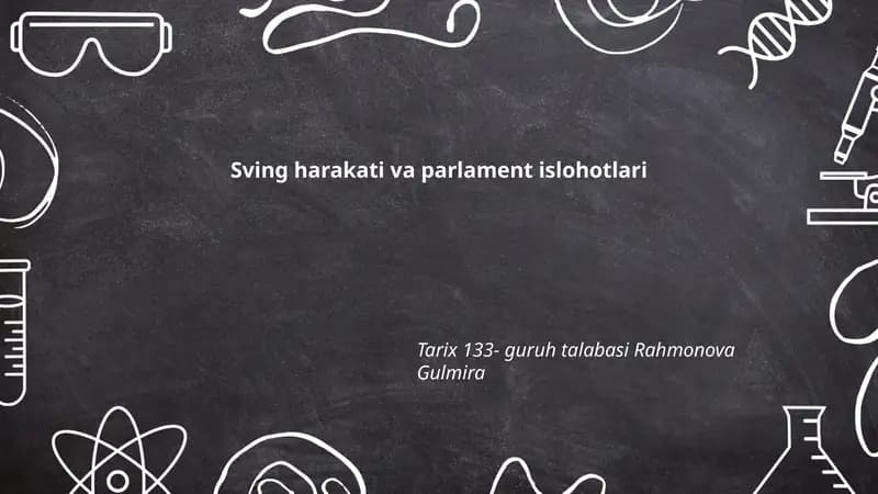 Sving harakati va parlament islohotlari