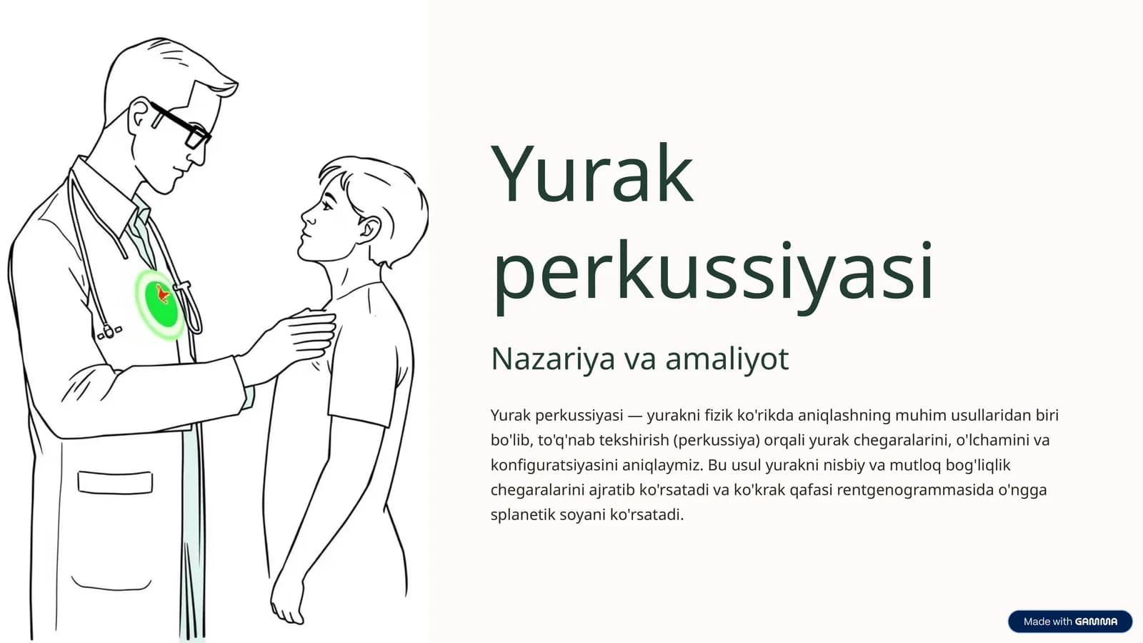 Yurak perkussiyasi