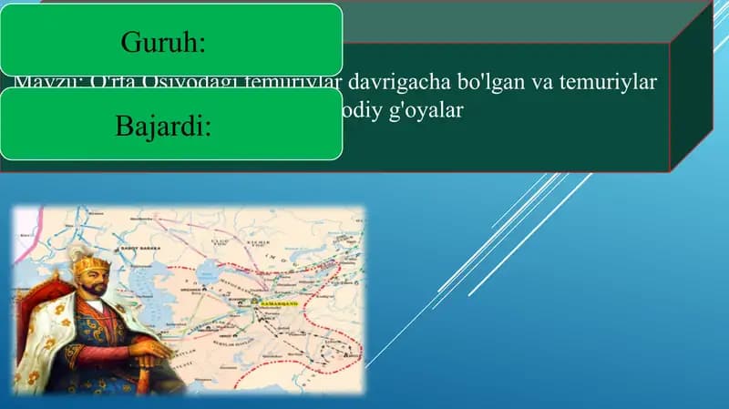 O'rta Osiyodagi temuriylar davrigacha bo'lgan va temuriylar davridagi iqtisodiy g'oyalar