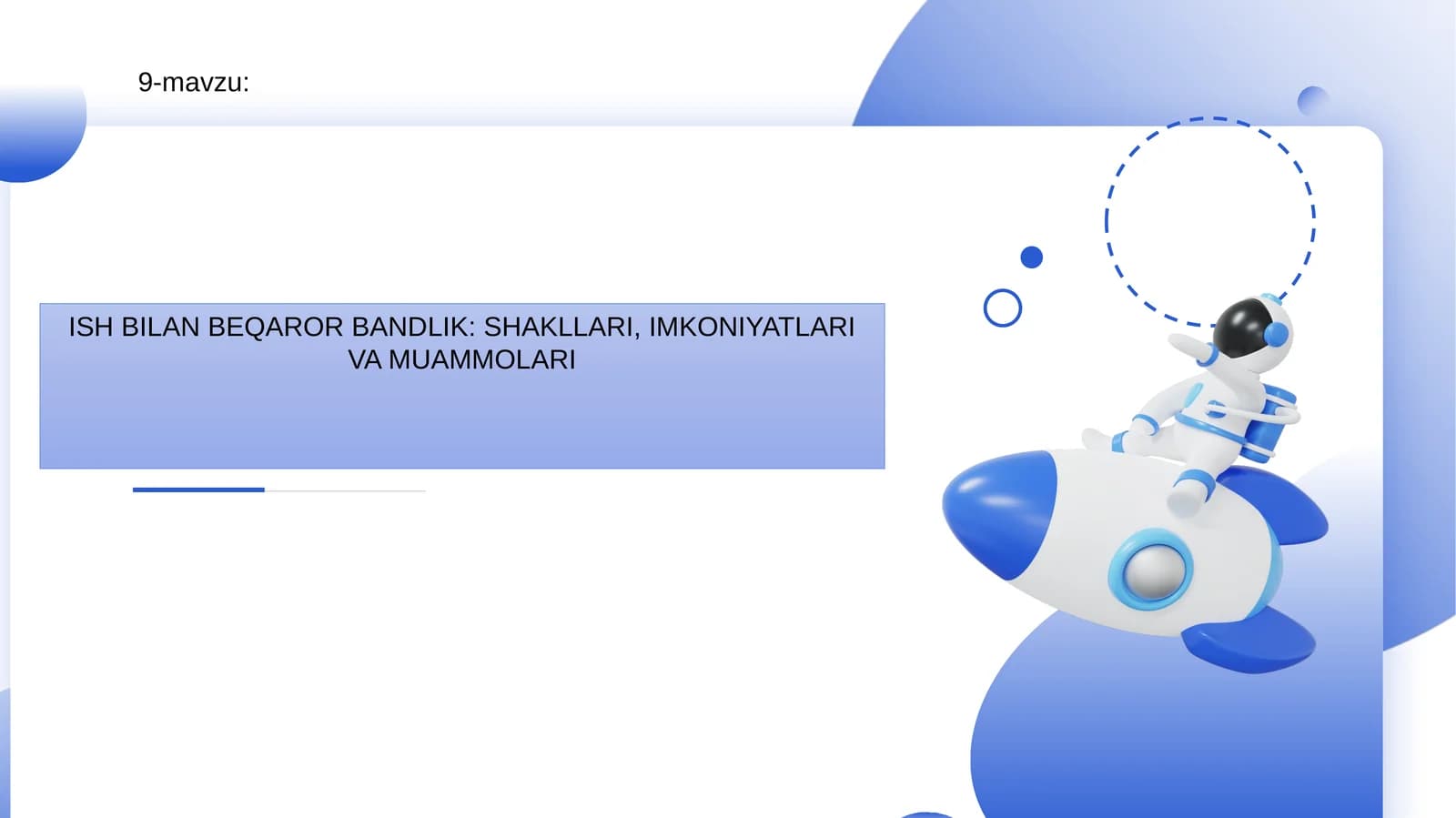 ISH BILAN BEQAROR BANDLIK: SHAKLLARI, IMKONIYATLARI VA MUAMMOLARI