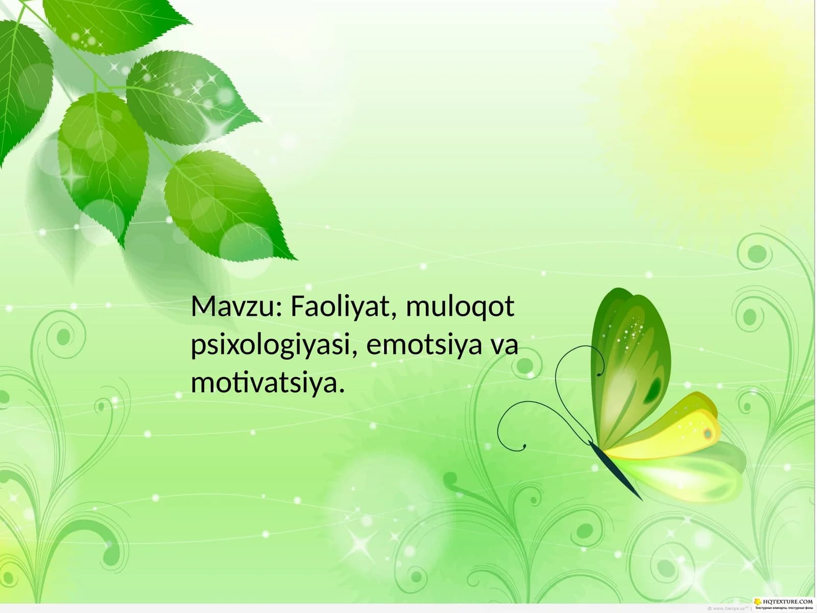 Faoliyat, Muloqot Psixologiyasi, Emotsiya va Motivatsiya
