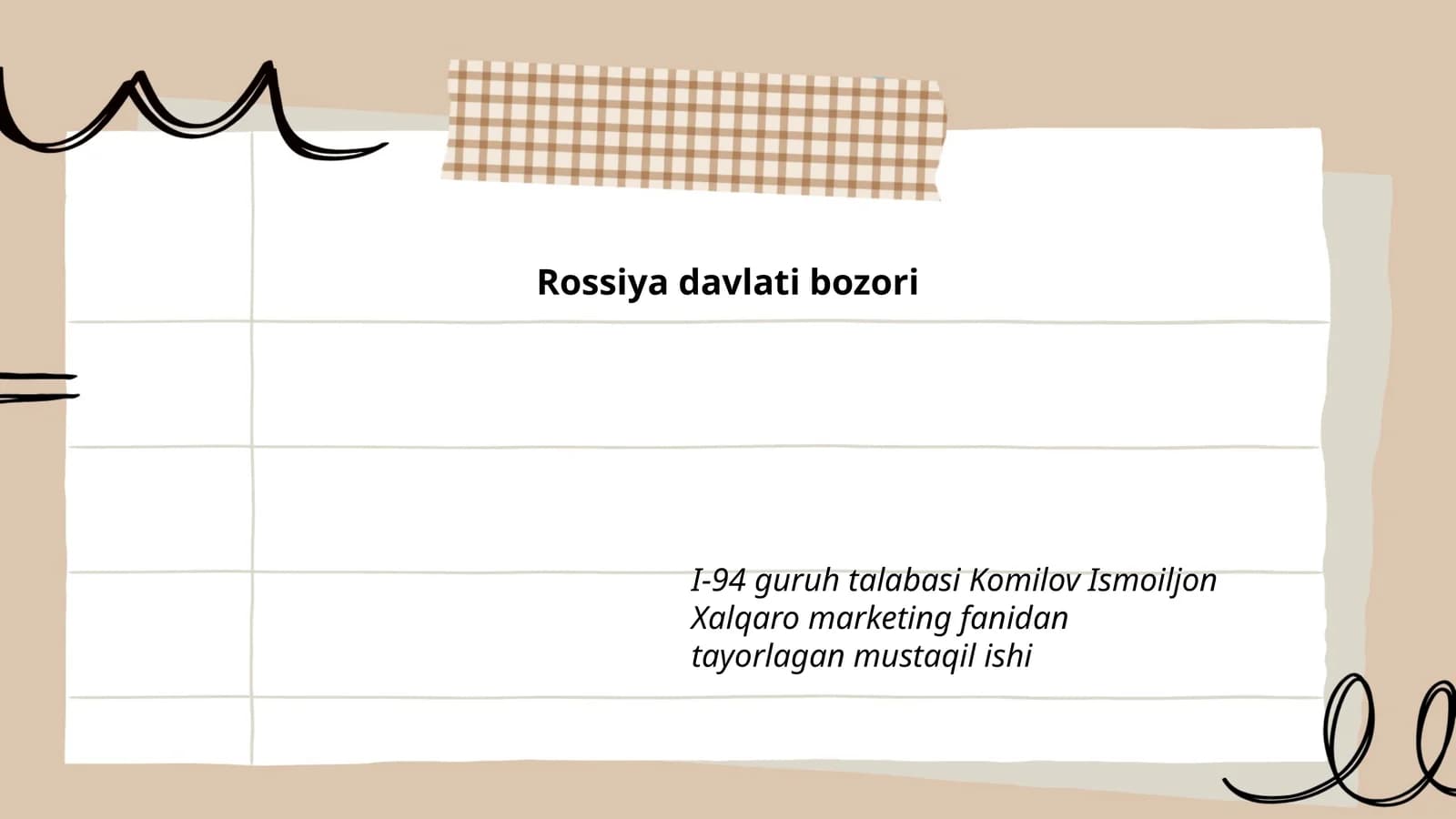 Rossiya davlati bozori