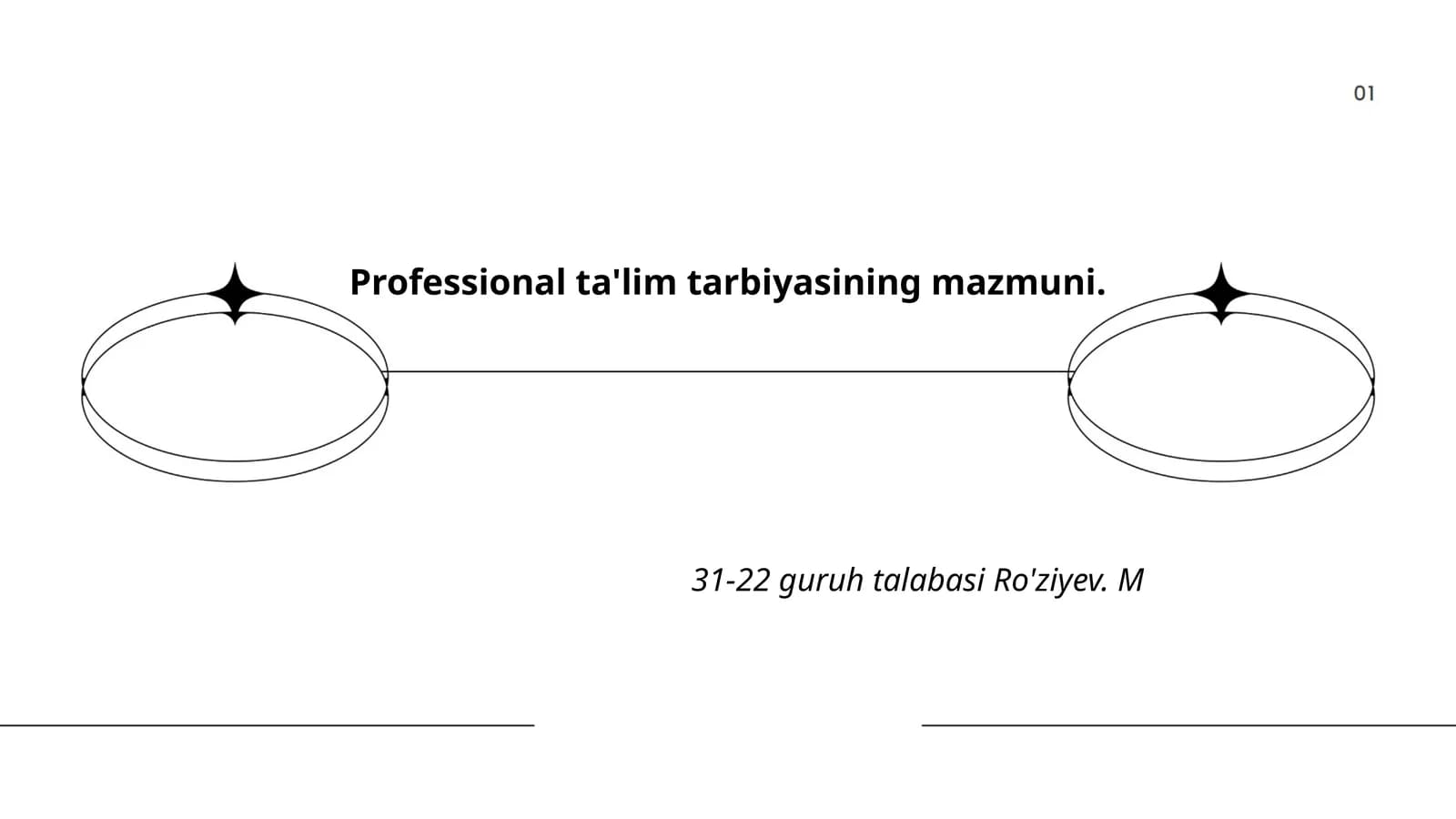 Professional ta'lim tarbiyasining mazmuni