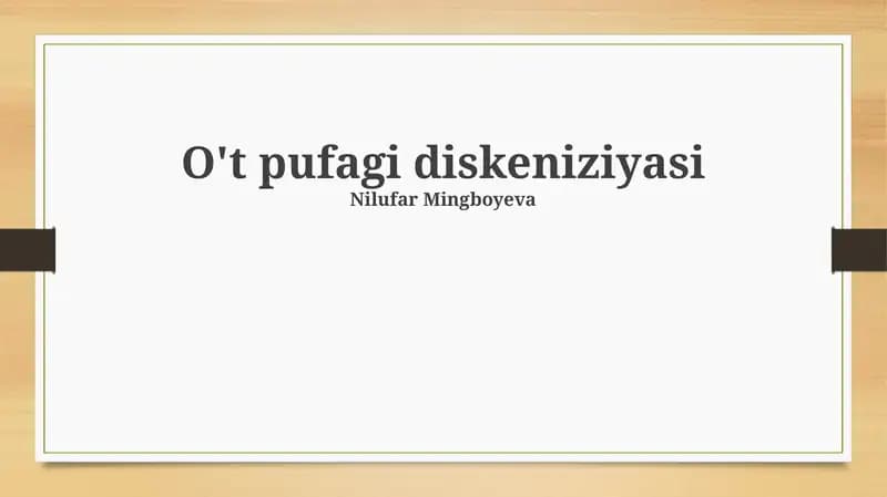 O't pufagi diskeniziyasi