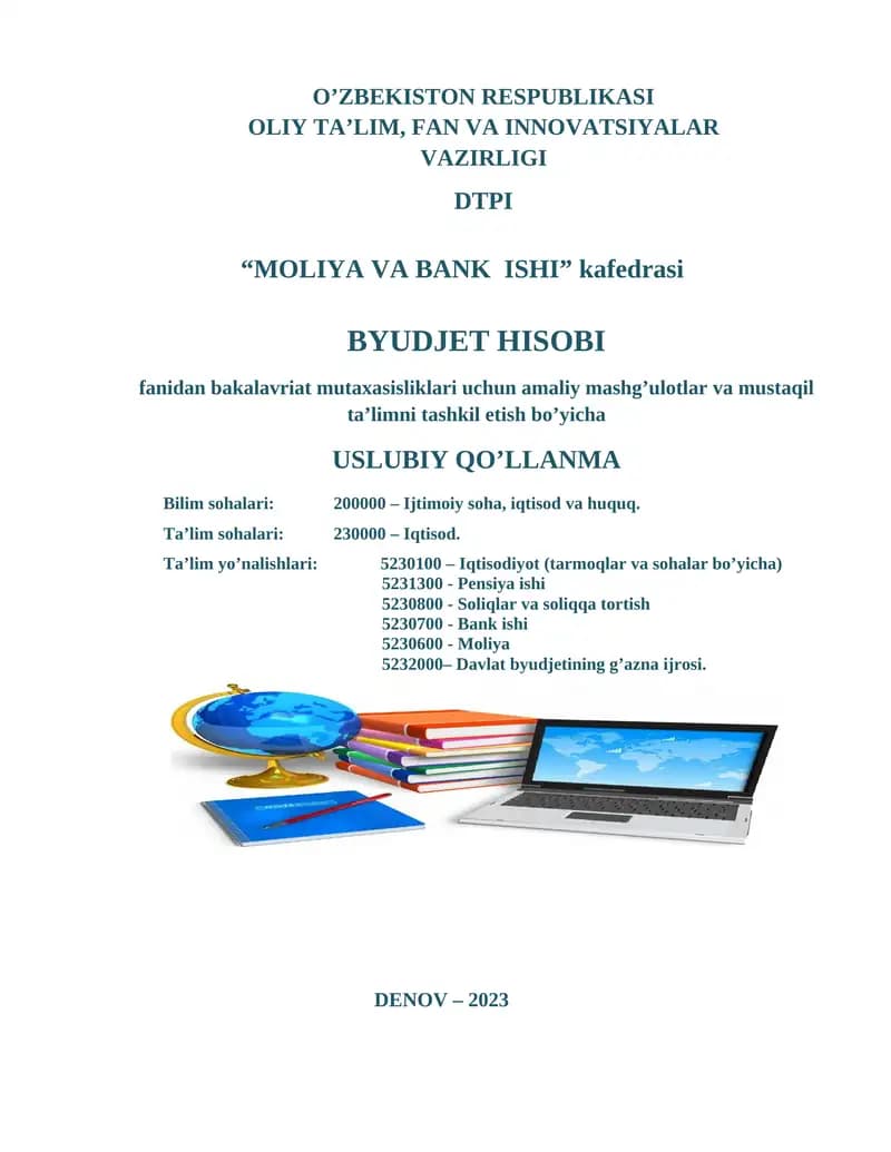 BYUDJET HISOBI