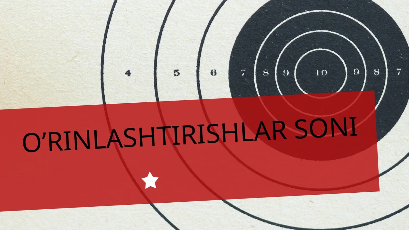 O’rinlashtirishlarsoni