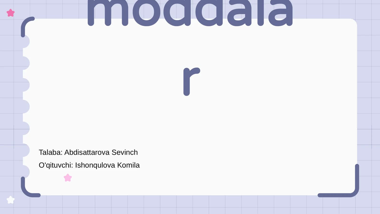 Atmosfera tarkibi va uni ifloslantiruvchi moddalar