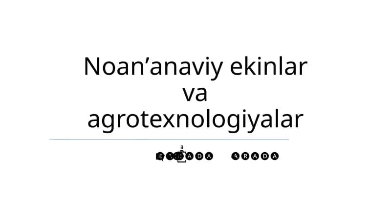 Qurgʻoqchilikka chidamli ekinlar
