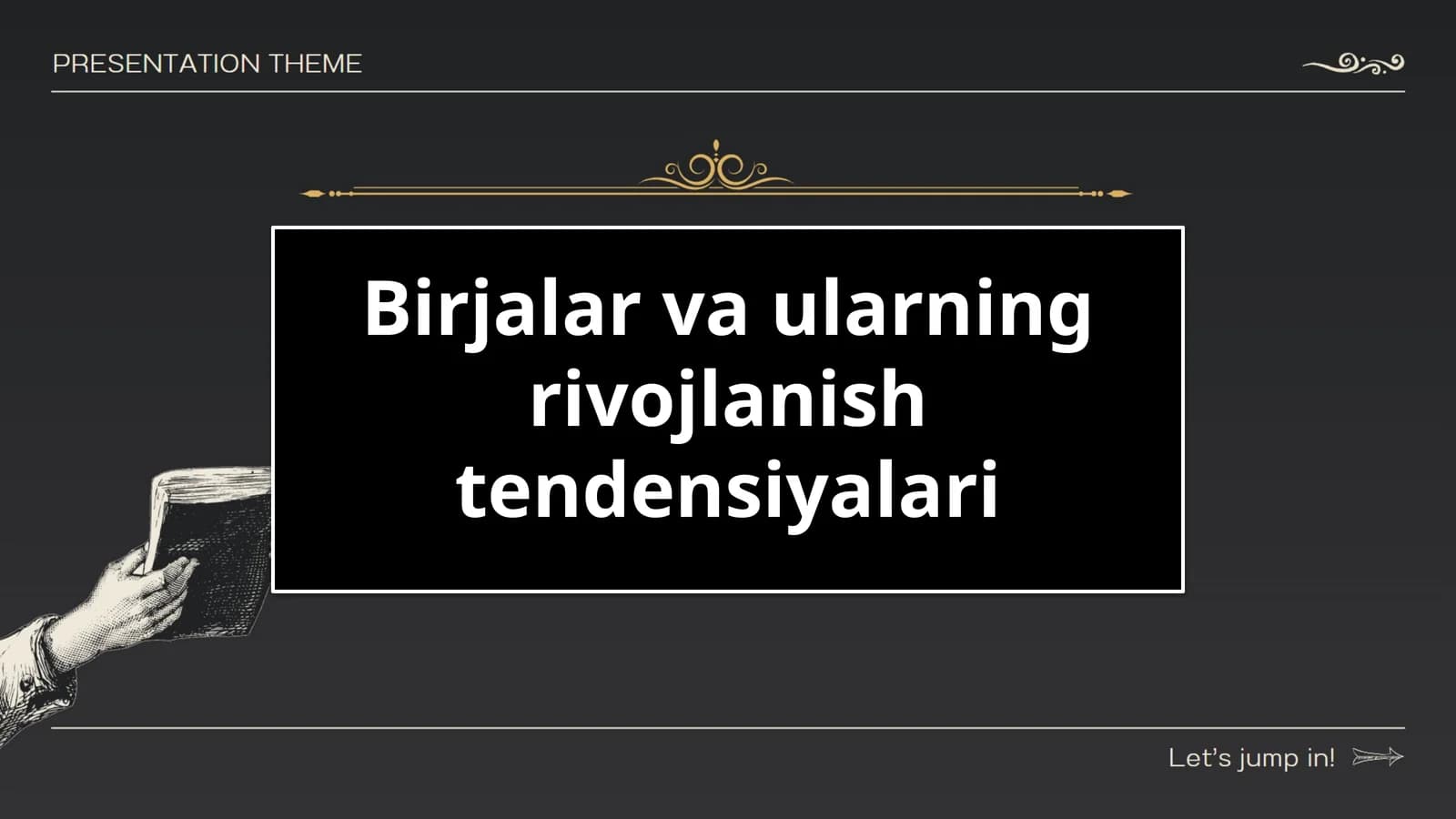 Birjalar va ularning rivojlanish tendensiyalari