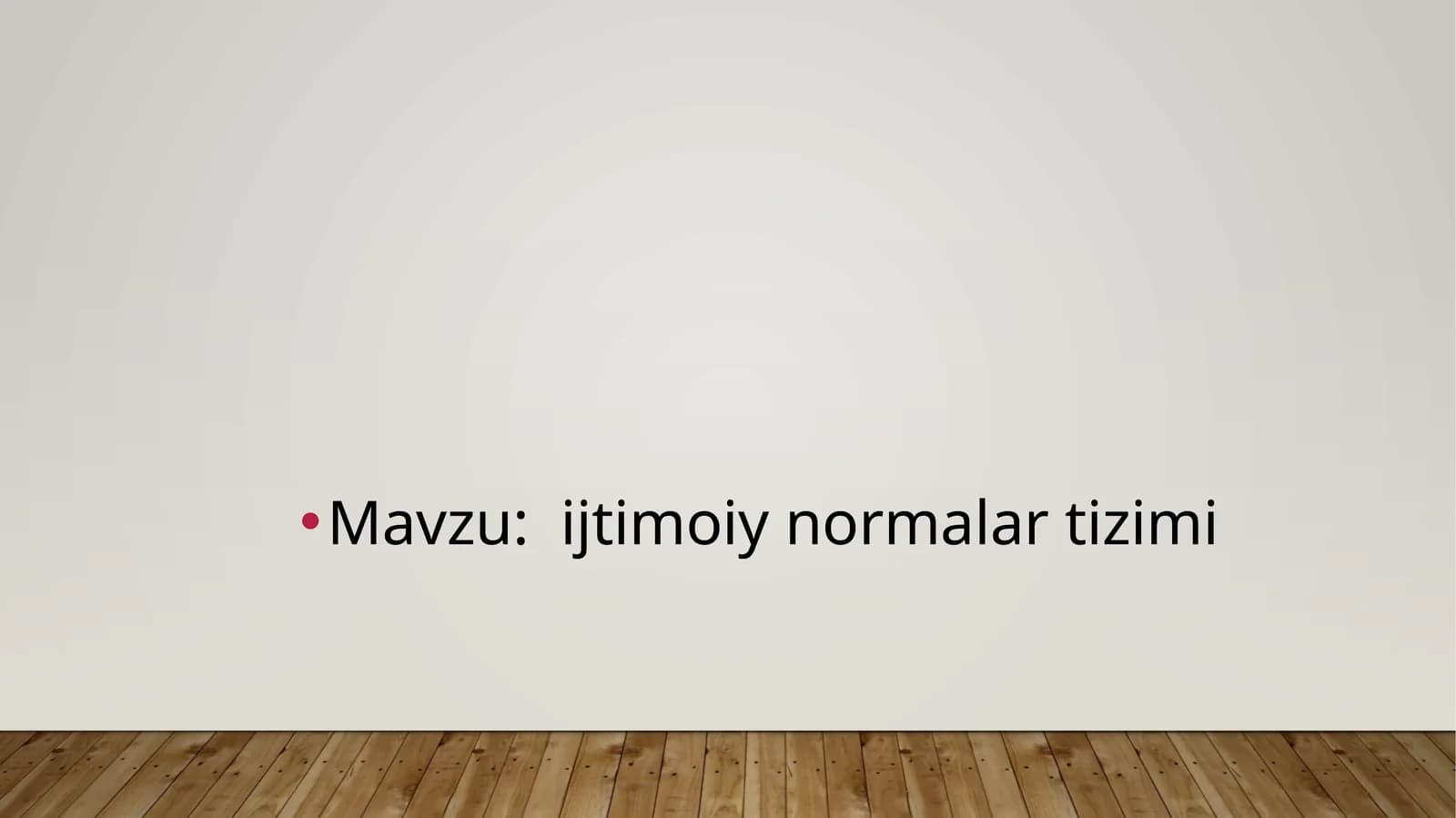 Ijtimoiy normalar tizimi