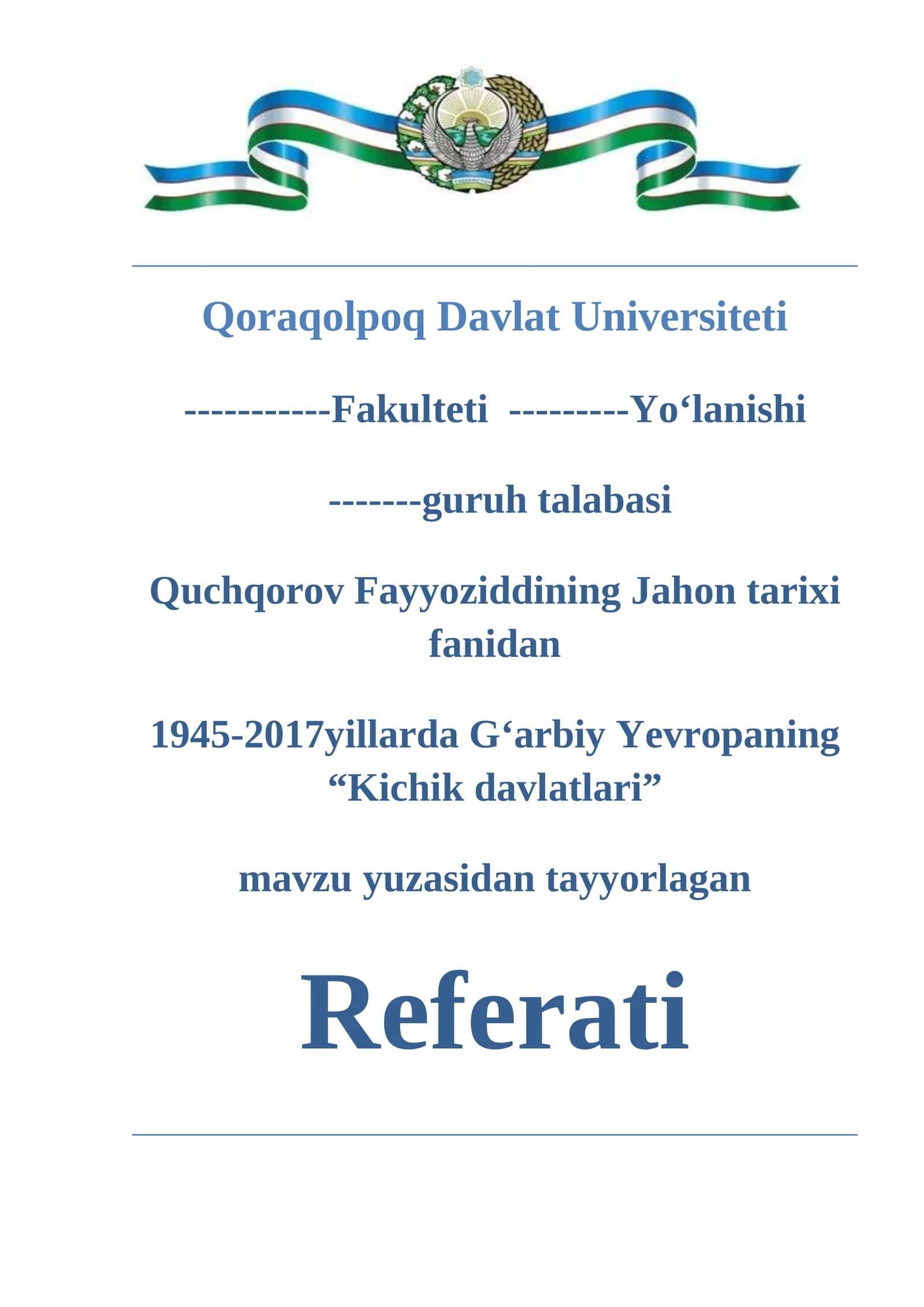 1945—2017 yillarda Gʻarbiy Yevropaning kichik davlatlari
