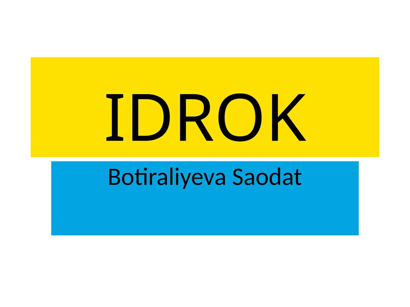 IDROK