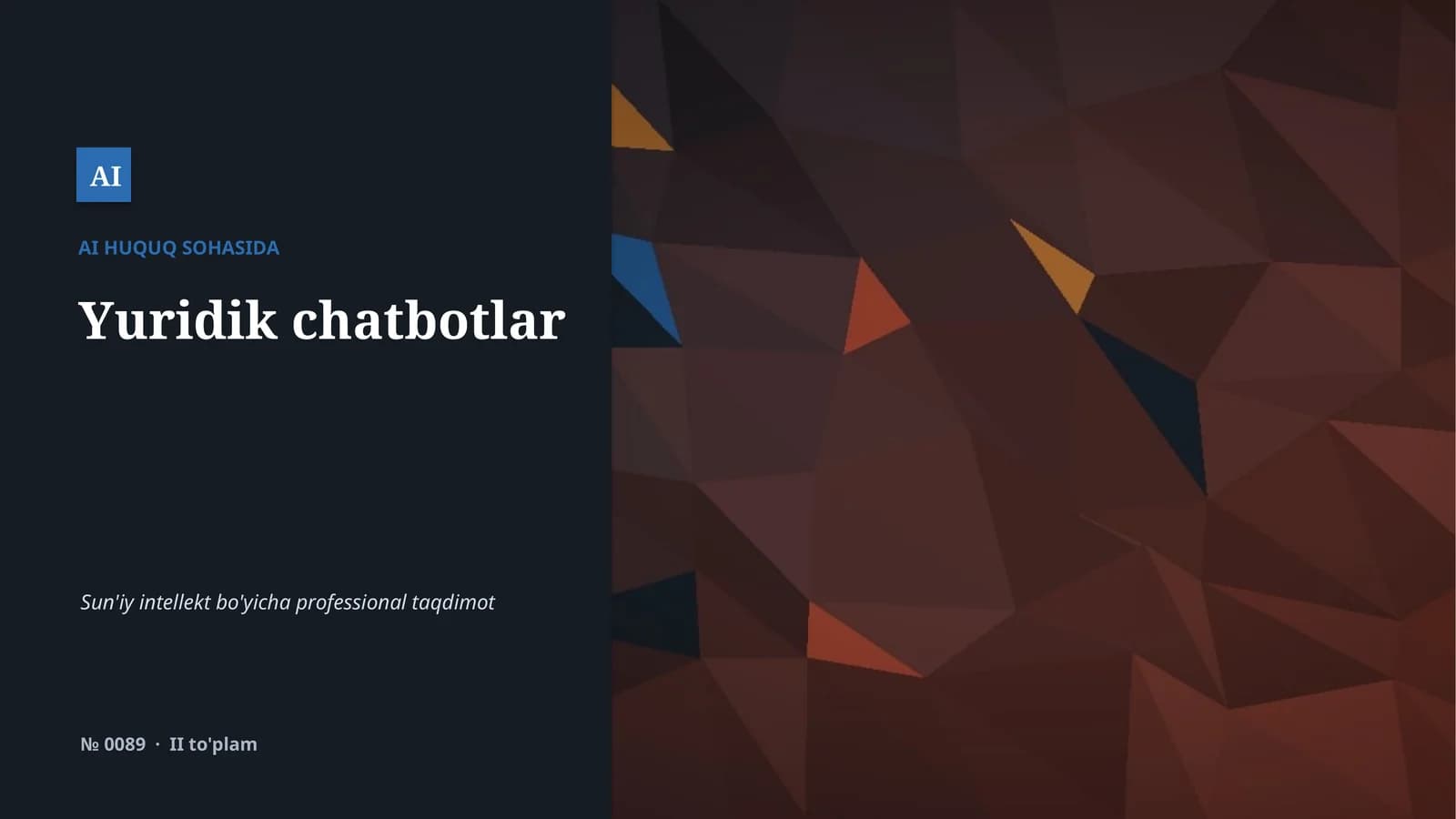 Yuridik chatbotlar