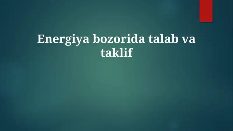 Energiyabozoridatalabvataklif