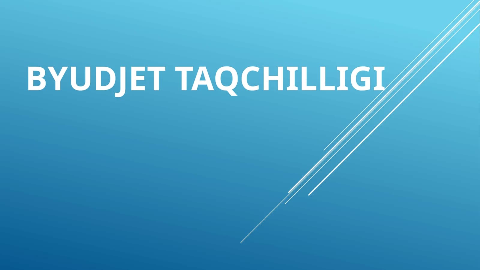 Byudjet taqchilligi