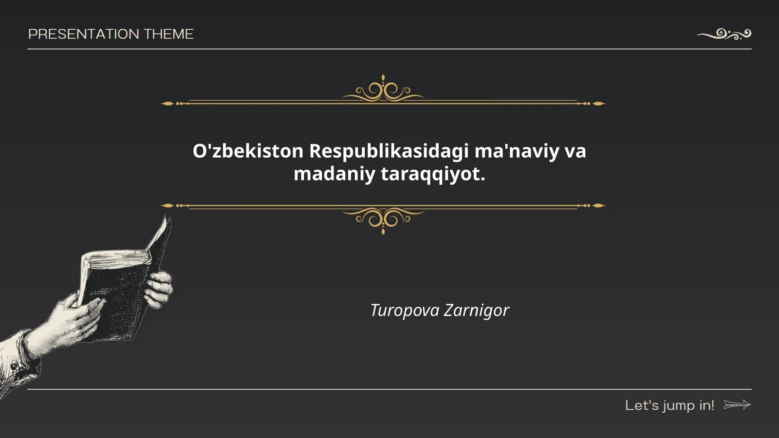 Ma'naviy qadriyatlarni asrash va rivojlantirish
