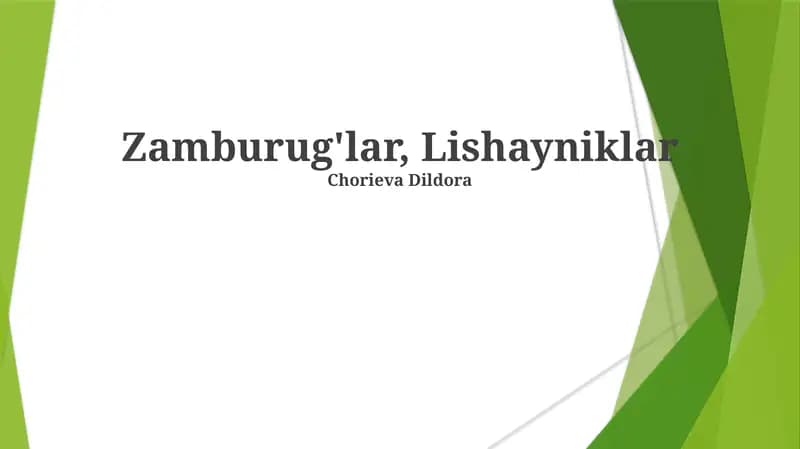 Zambaraklar va likenlar