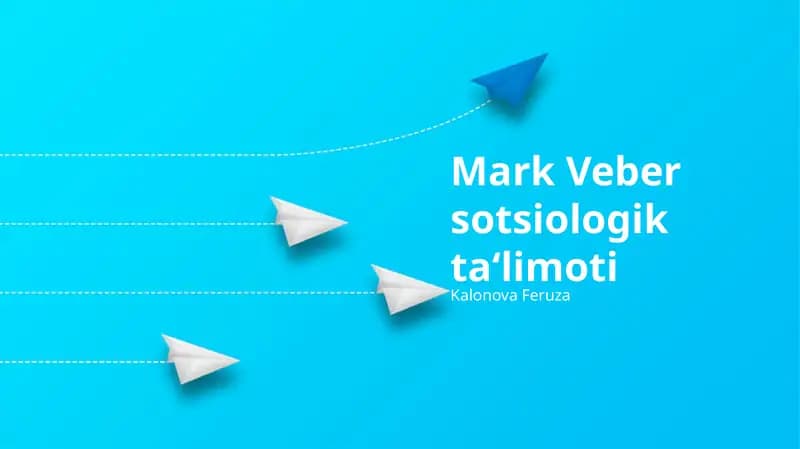 Mark Veber sotsiologik ta‘limoti