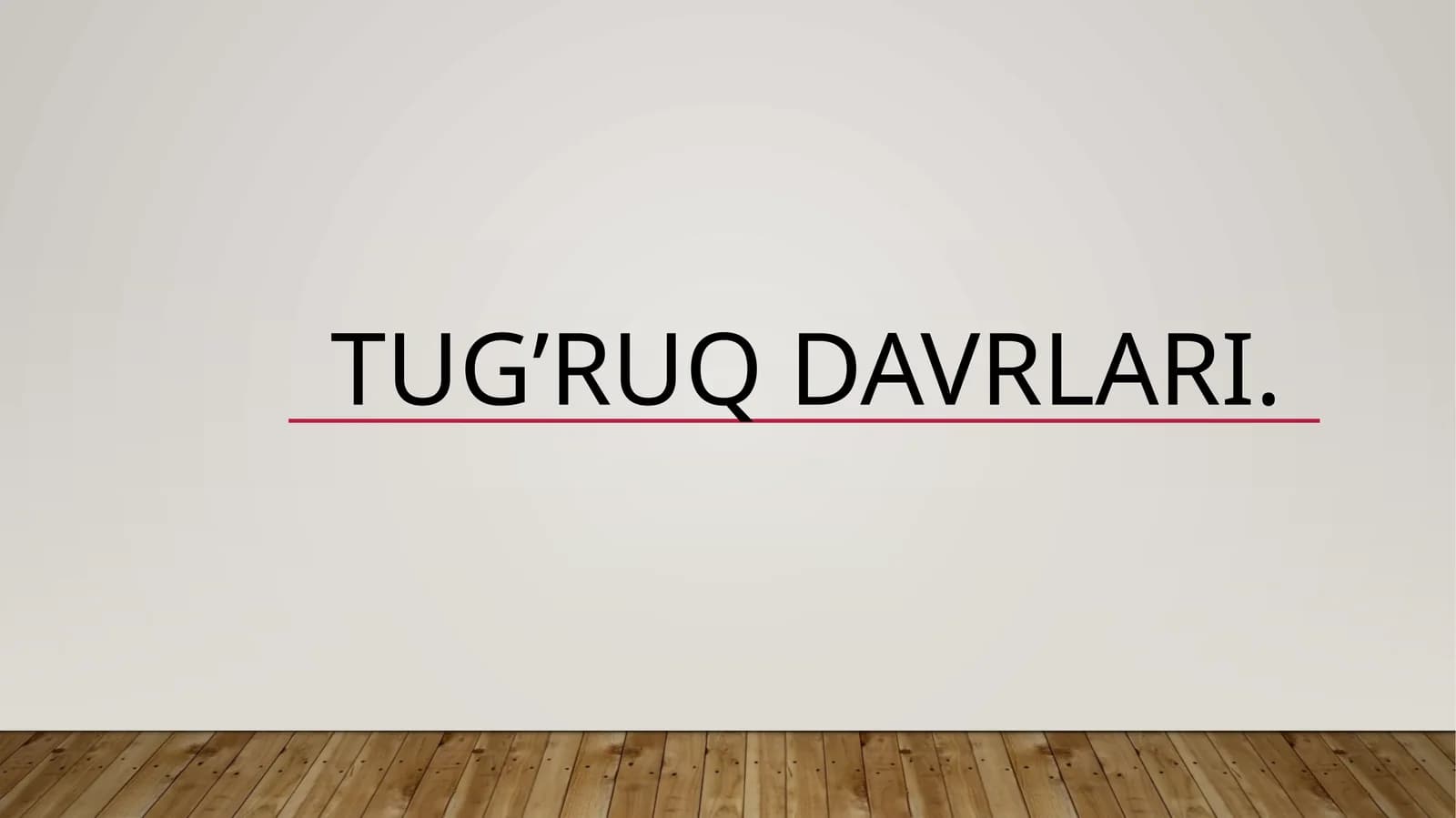 Tug’ruq davrlari