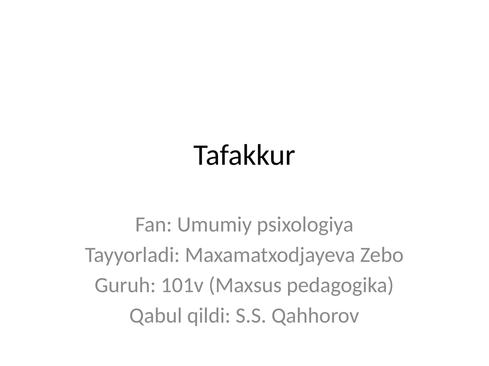 Tafakkur