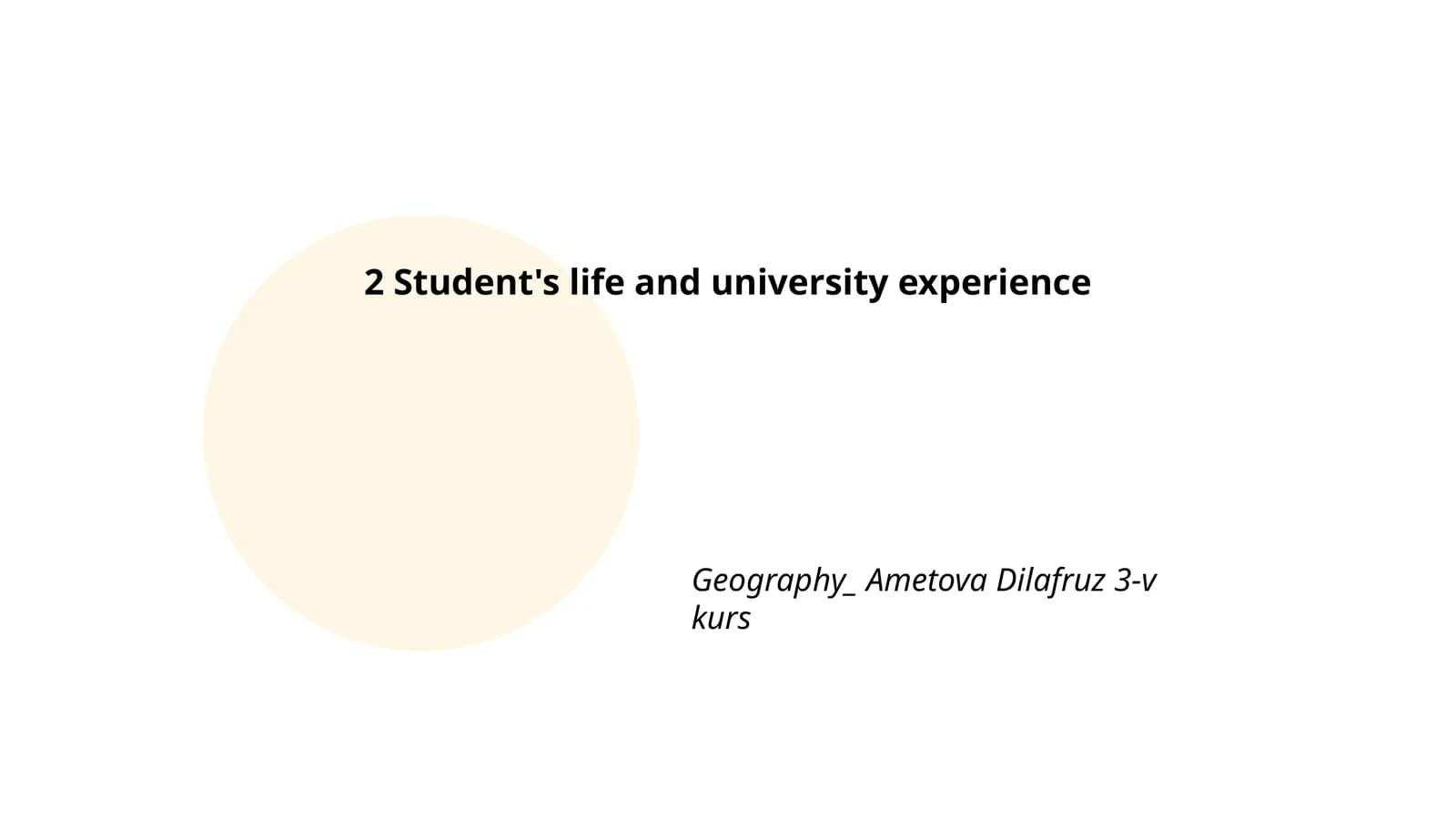 Geografiya Ametova Dilafruz 3-v kurs