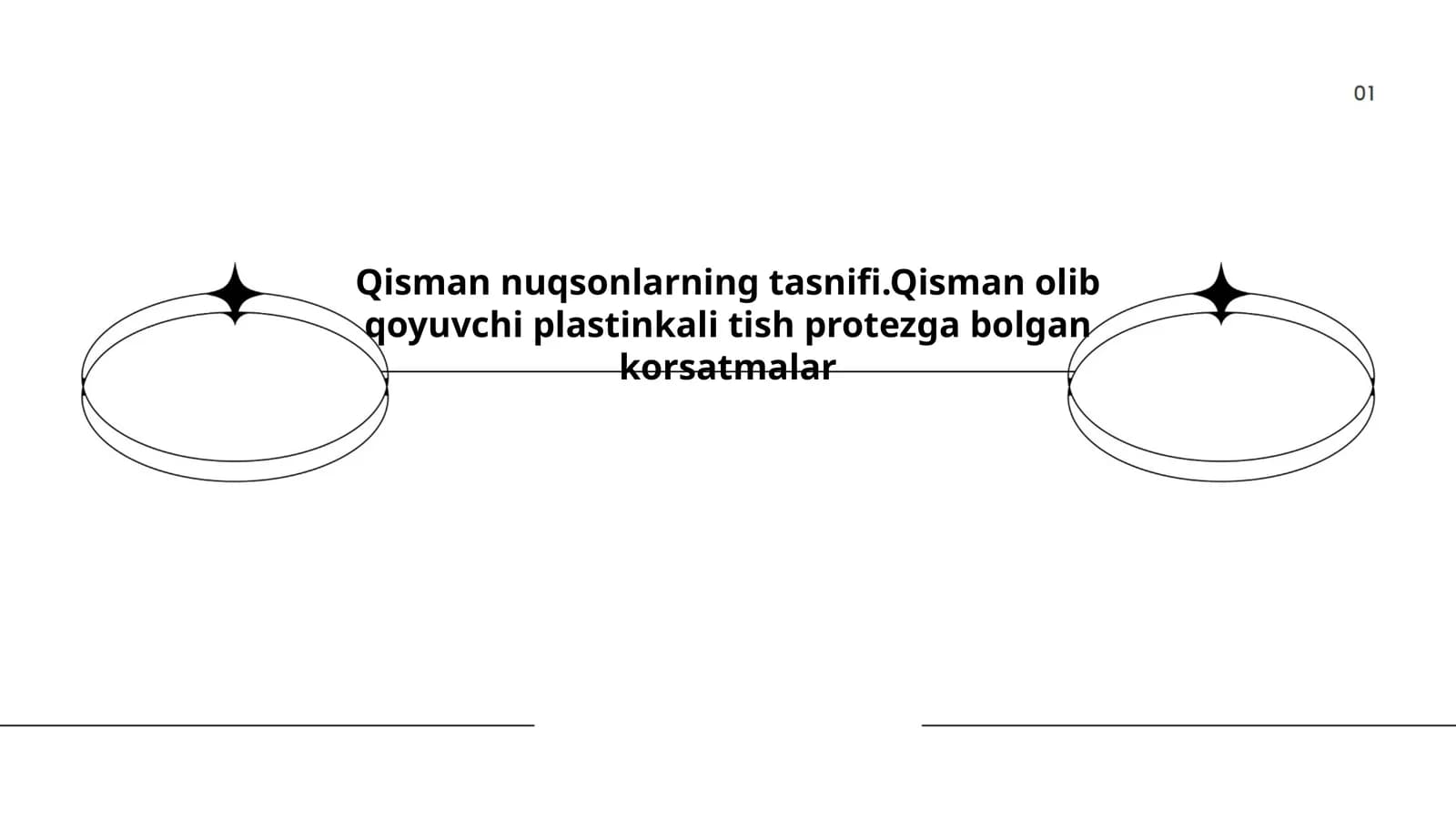 Qisman nuqsonlarning tasnifi.Qisman olib qoyuvchi plastinkali tish protezga bolgan korsatmalar