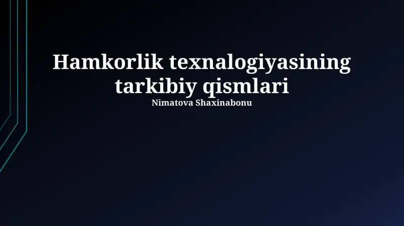 Ma'lumot almashish tizimlari