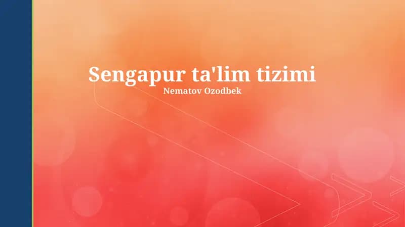 Singapur ta'lim tizimi