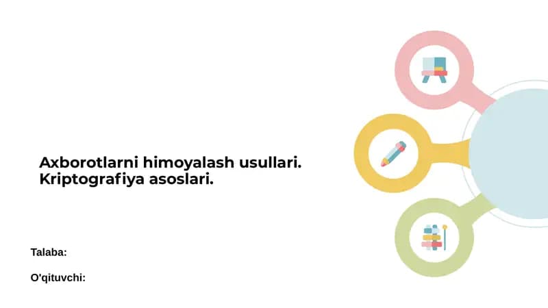 Kriptografiya asoslari