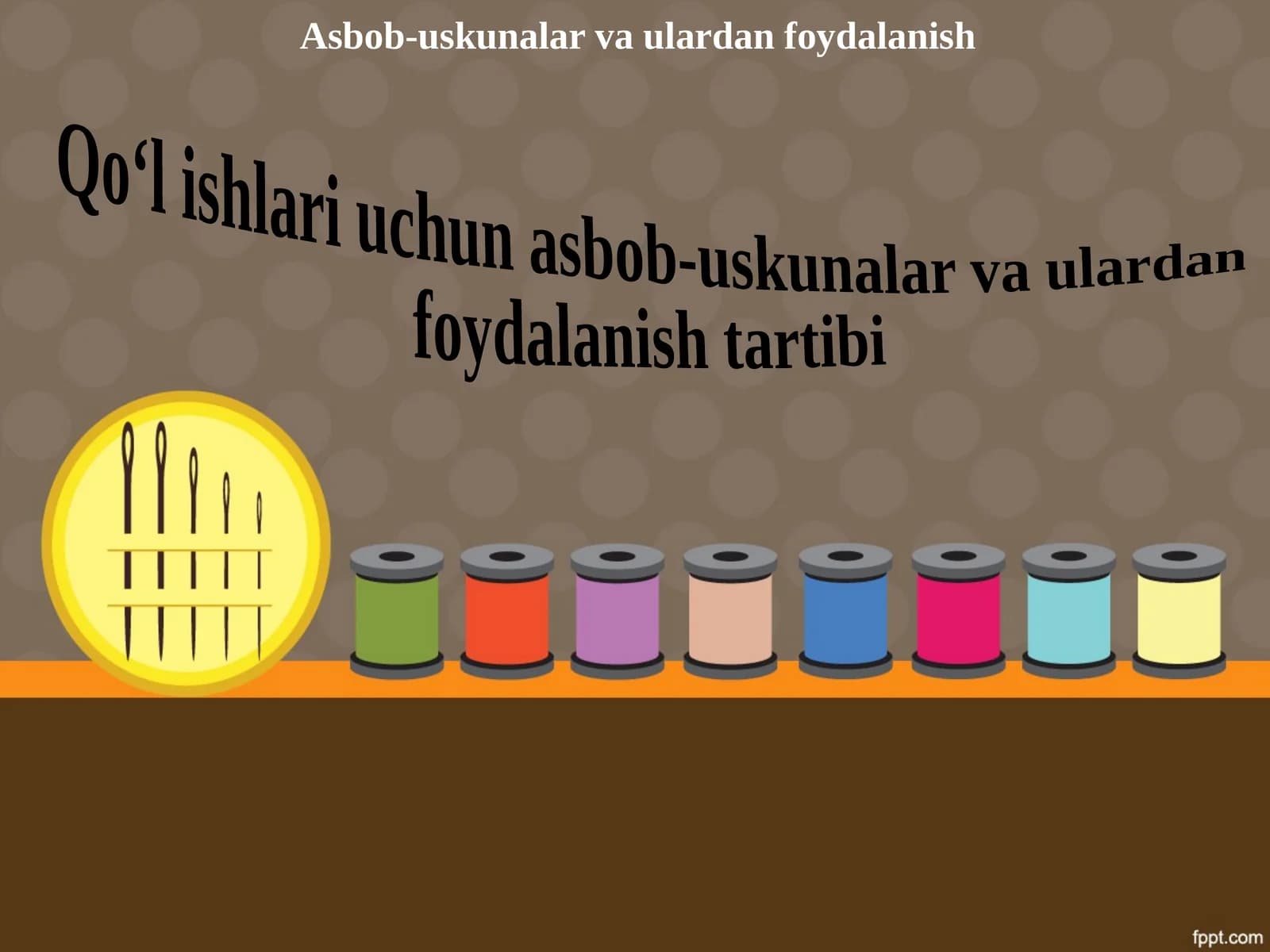 Asbob-uskunalar va ulardan foydalanish