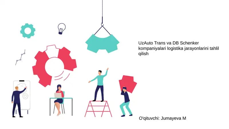 UzAuto Trans va DB Schenker kompaniyalari logistika jarayonlarini tahlil qilish