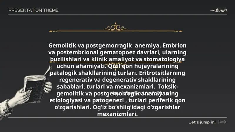 Gemolitik va postgemorragik anemiya