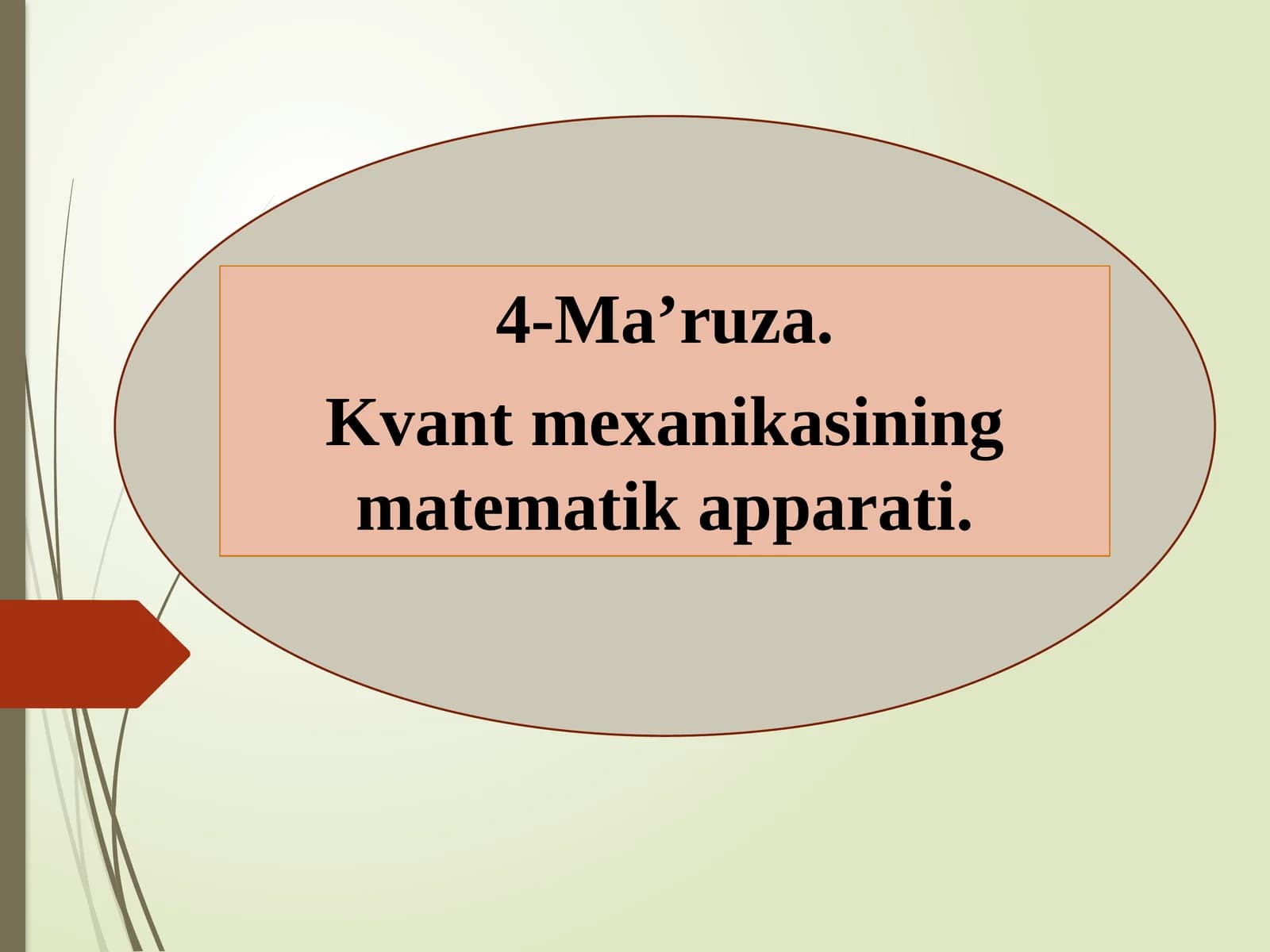 4-Ma’ruza