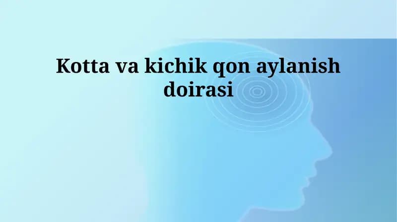 Sistem qon aylanishi