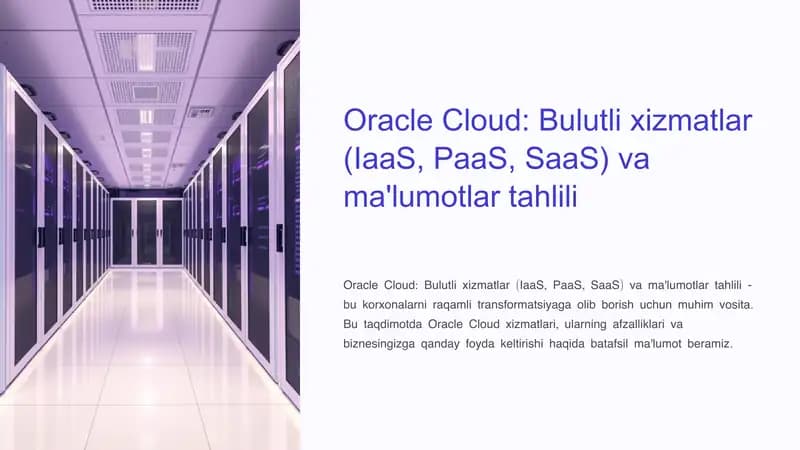 Oracle Cloud