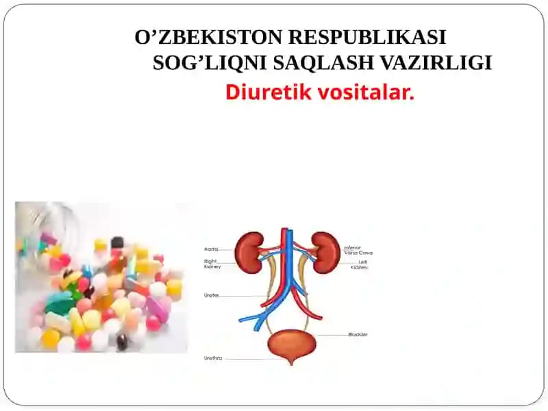 Diuretik vositalar.
