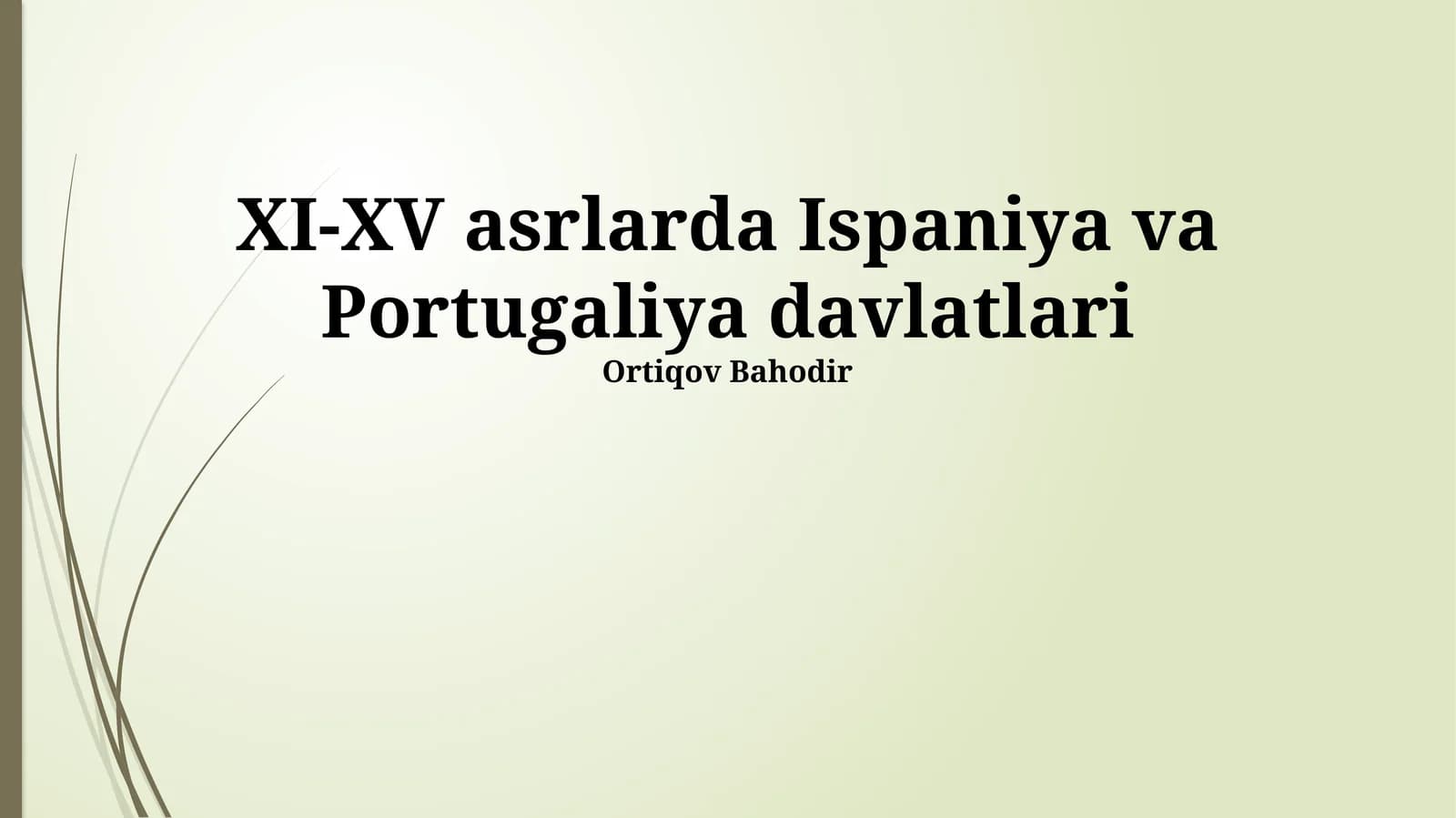 XI-XV asrlarda Ispaniya va Portugaliya davlatlari