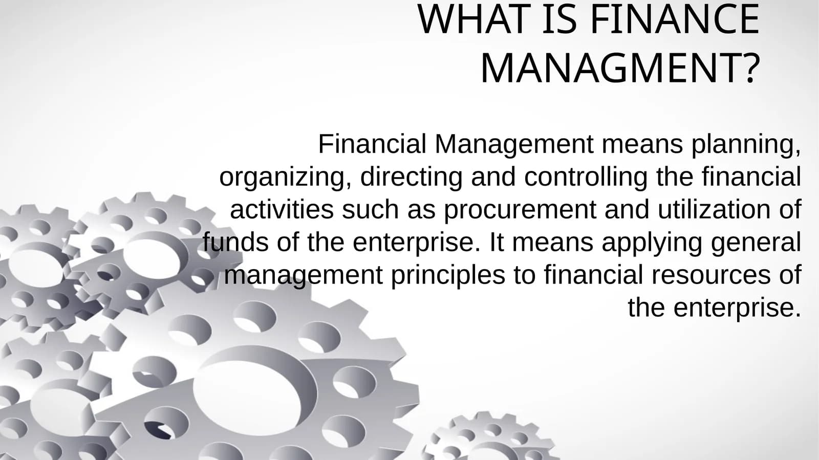 Financial Management