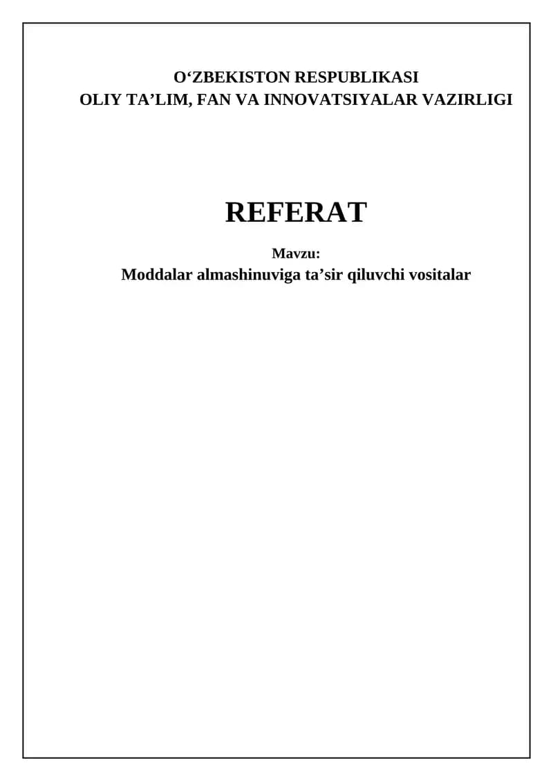 Moddalar Almashinuvi