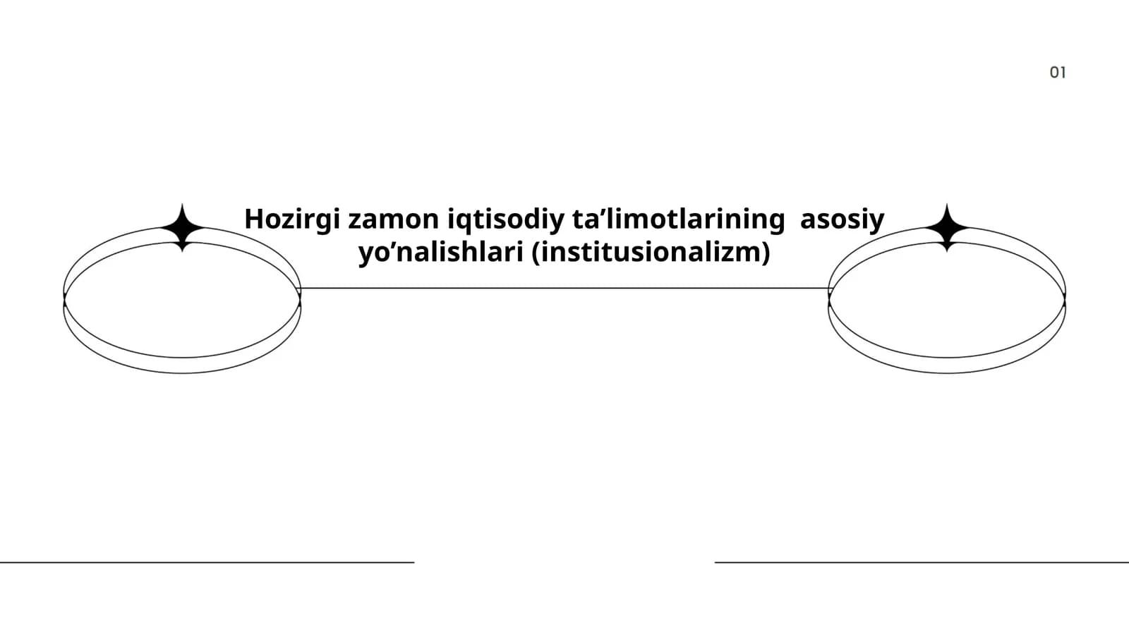 Hozirgi zamon iqtisodiy ta’limotlarining asosiy yo’nalishlari (institusionalizm)