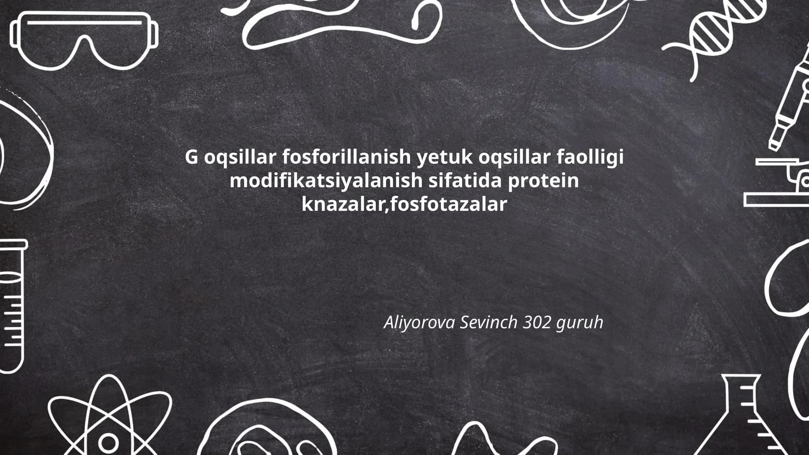Oqsillar fosforillanish yetuk oqsillar faolligi modifikatsiyalanish sifatida protein knazalar,fosfotazalar