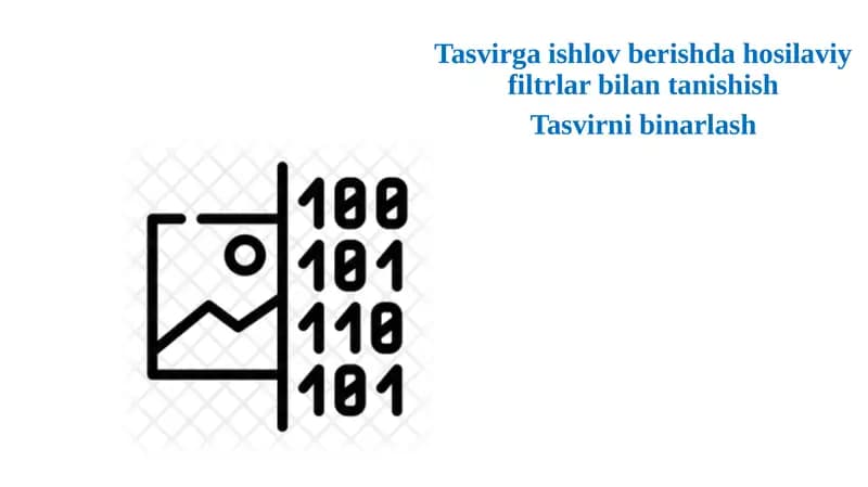 Tasvirga ishlov berish dahosi lavaviy filtrlar bilan tanishish