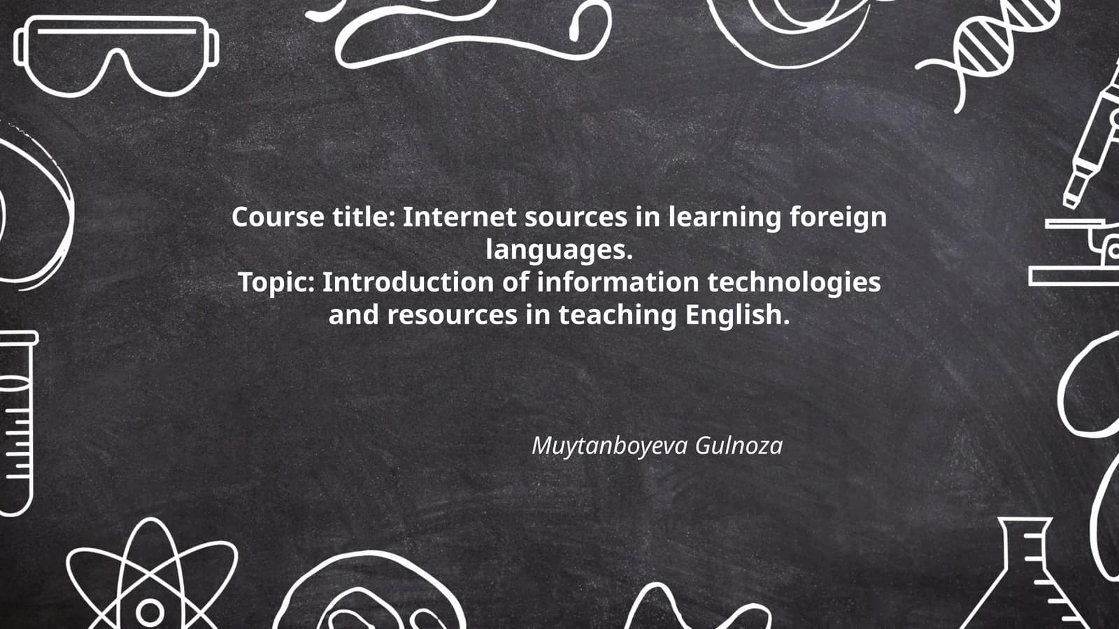 Internet sources in learning foreign languages