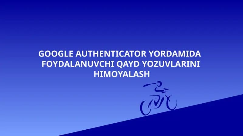 GOOGLE AUTHENTICATOR YORDAMIDA